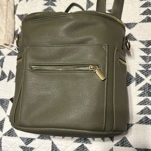 Miss fong green mini backpack
